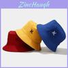 Summer Sun Protection Hat With Wide Brim And Embroidered Letters For Outdoor Activities