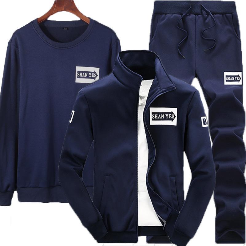 

Men’s Casual 3-Piece Hoodie and Joggers Set M