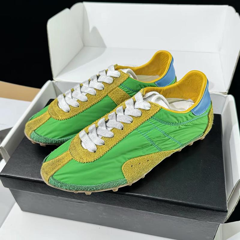 Unisex Genuine Leather Casual Shoes Comfortable Flat Bottom Running Shoes for Women Outdoor Sports Men Designer Style Women's