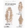 Long Curly Gray-Gold Lolita Wig for Women – Natural Look, Face-Slimming, Full Coverage
