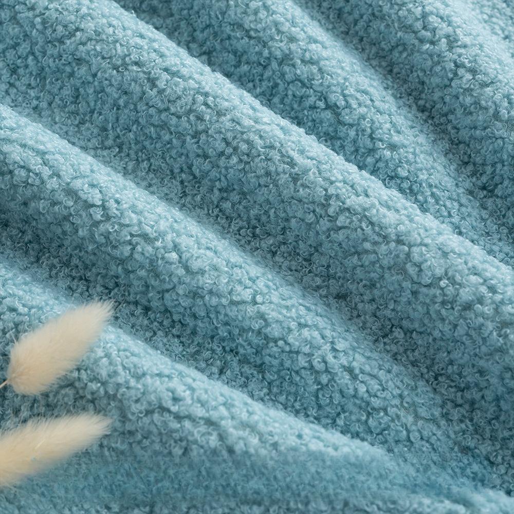 100x145cm Thickened Lamb Wool Fabric for Winter Hoodies, Outerwear, Pillows, Pet Beds, Handmade DIY Clothing Fabric