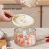 Compact Wireless Electric Garlic and Meat Grinder - Baby Food Maker & Multifunctional Food Processor