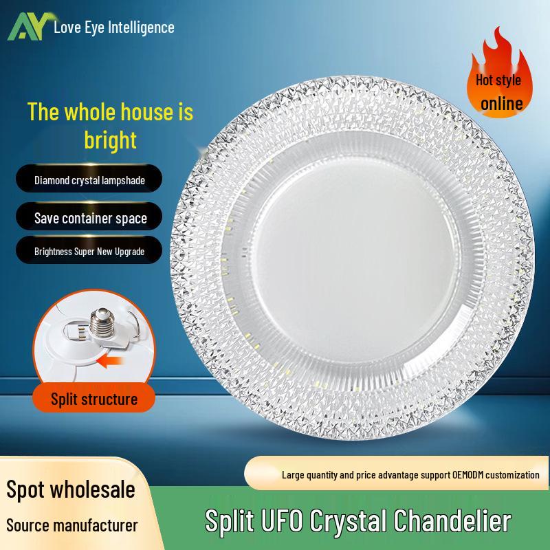 Multicolor UFO LED Light Bulb, E27 Screw-in, Eye-Friendly, Energy-Saving for Living Room & Bedroom