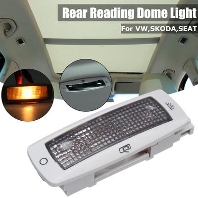 1Pcs Car Rear Reading Map Dome Light Ceiling Lamp For VW Golf Passat Tiguan For Skoda Fabia Superb For Seat Leon 3B0947291
