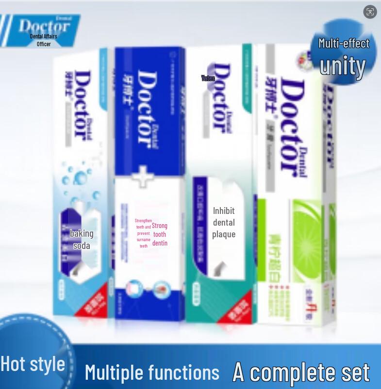 Dr. Tooth Whitening & Anti-Cavity Toothpaste 8-Piece Set