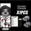 MOC Halloweenské Zombie Figurky Stavební Kostky Dvojitá Hlava Křivý Krk Příslušenství Kostky Hračky Dětský Dárek