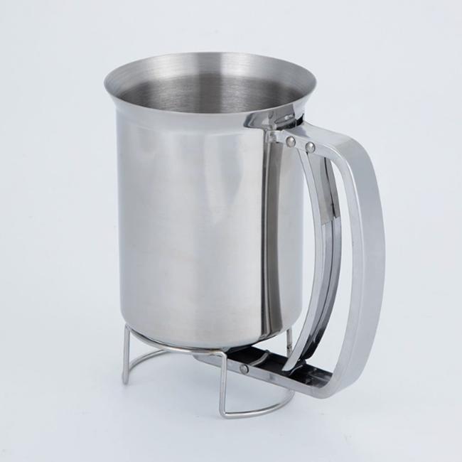 Stainless Steel Batter Dispenser Kitchen Tool Pancake Funnel Batter Dispensers for Cupcakes Muffins Waffles Baking Cake