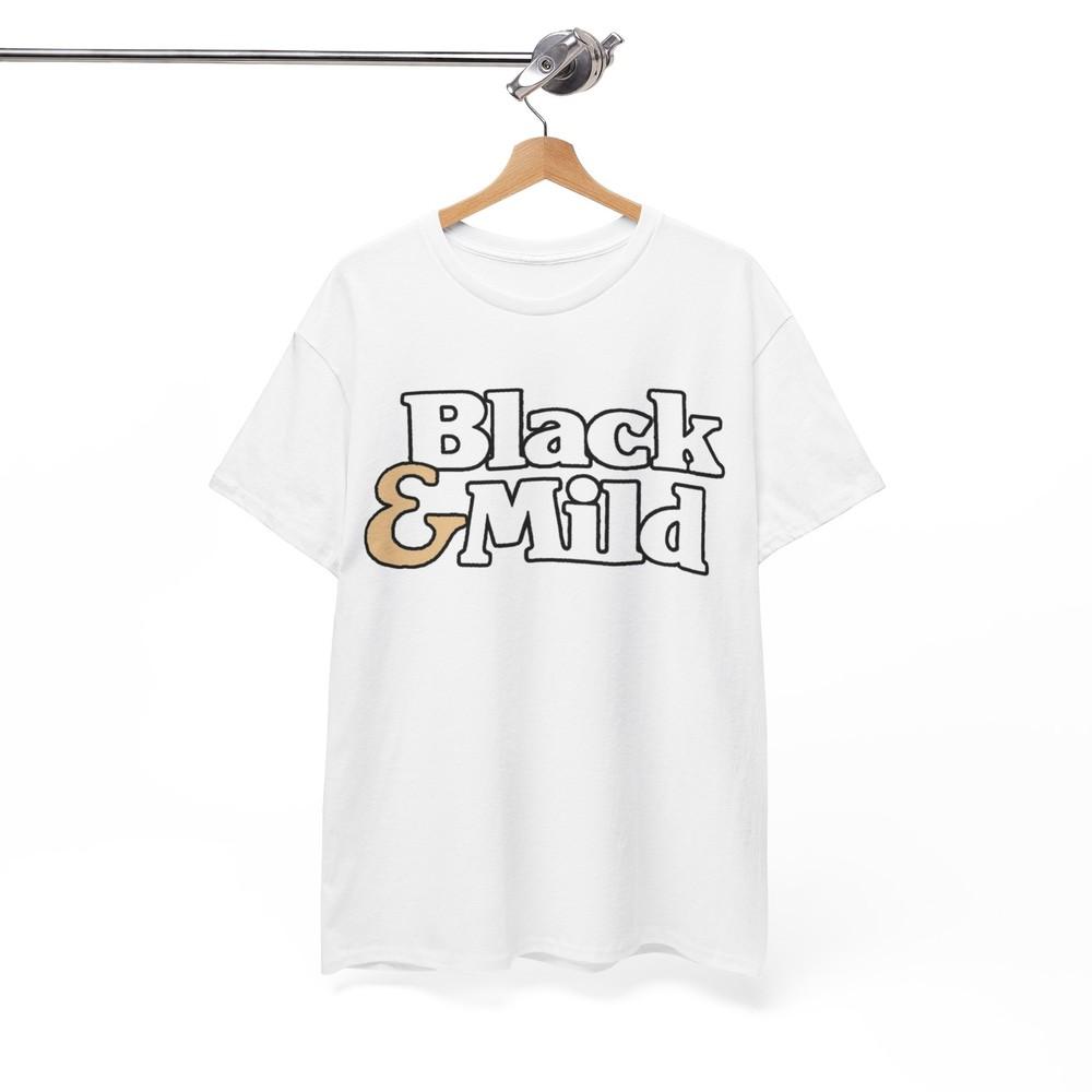 Black And Mild Tshirt Cigar Short Sleeve Backwoods Raw Unisex Heavy Cotton Tee Unisex T-Shirt XXXXL