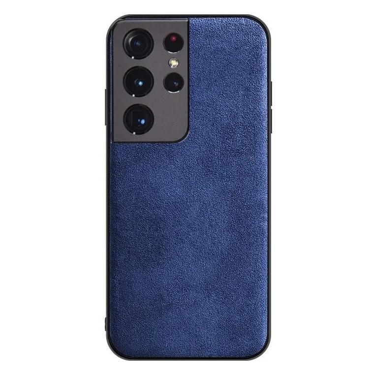 

Alcantara Phone Case for Samsung Galaxy S21 Ultra S23 Plus S24Ultra S25 S22 S20 FE S10 Note 20 10 Lite Fold 5 Fur Leather Case Note10Plus синий