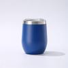 12oz Insulated Eggshell Stainless Steel Wine Glass (U-Shaped, Large Belly)