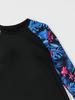 2024 Women's Plus Size Long-Sleeve Split Tankini Surf Swimsuit