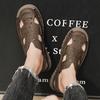 Men's Leather Sandals Durable Handmade Stitching Shoes Close Toe Non Slip Shoes For Indoor Outdoor Beach