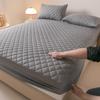 Waterproof Quilted Mattress Protector with Small Checkered Design