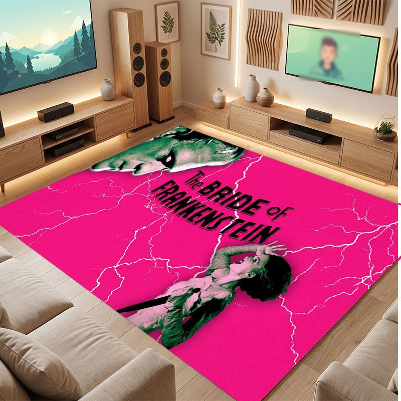 Bride of Frankenstein Rug Soft Thick Non Slip Floor Carpet for Bedroom Living Room Home Decor