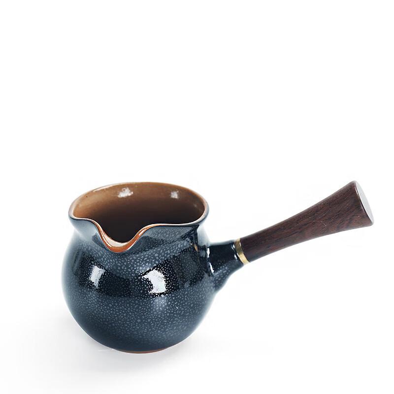 Chaxun Copper Wood Glaze Teaware Set