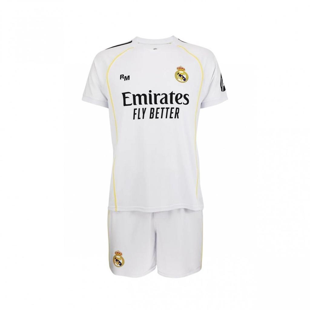 Real Madrid Set Shirt Shorts Junior Mbappe Box RM25B1 152 White
