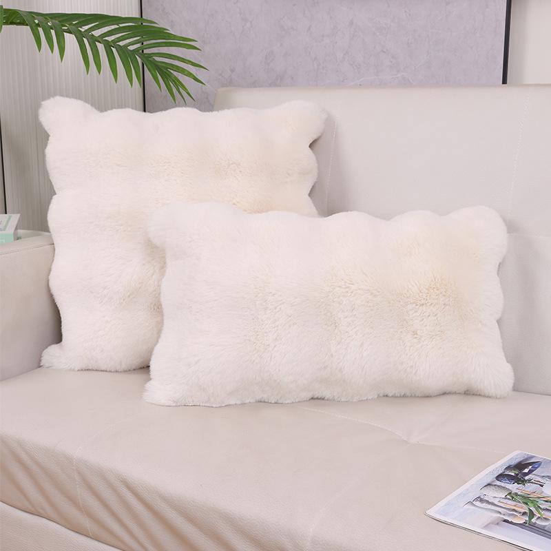 Husă de Pernă Luxoasă din Pluș pentru Fereastră Golfului, Canapea, Sufragerie și Noptieră