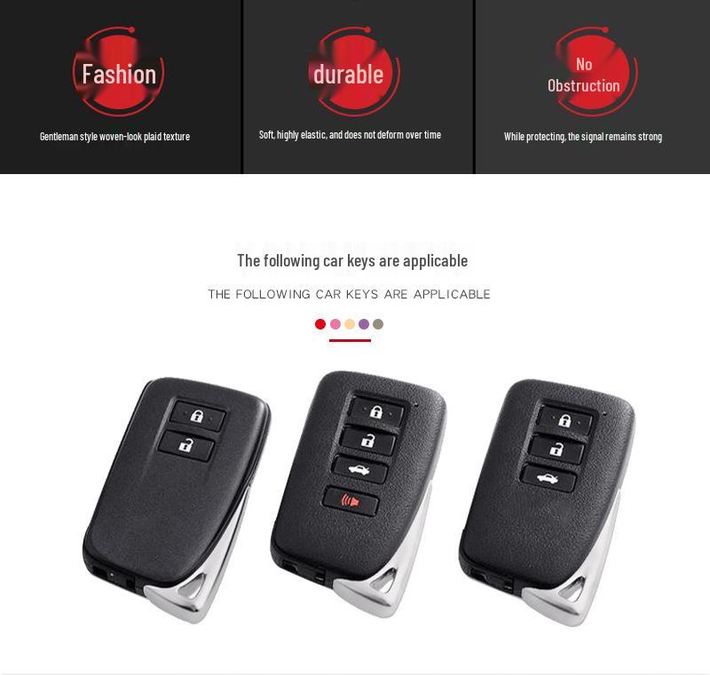 Lexus RX300 ES200 RX200T NX200ES250 Carbon Fiber Key Case Set