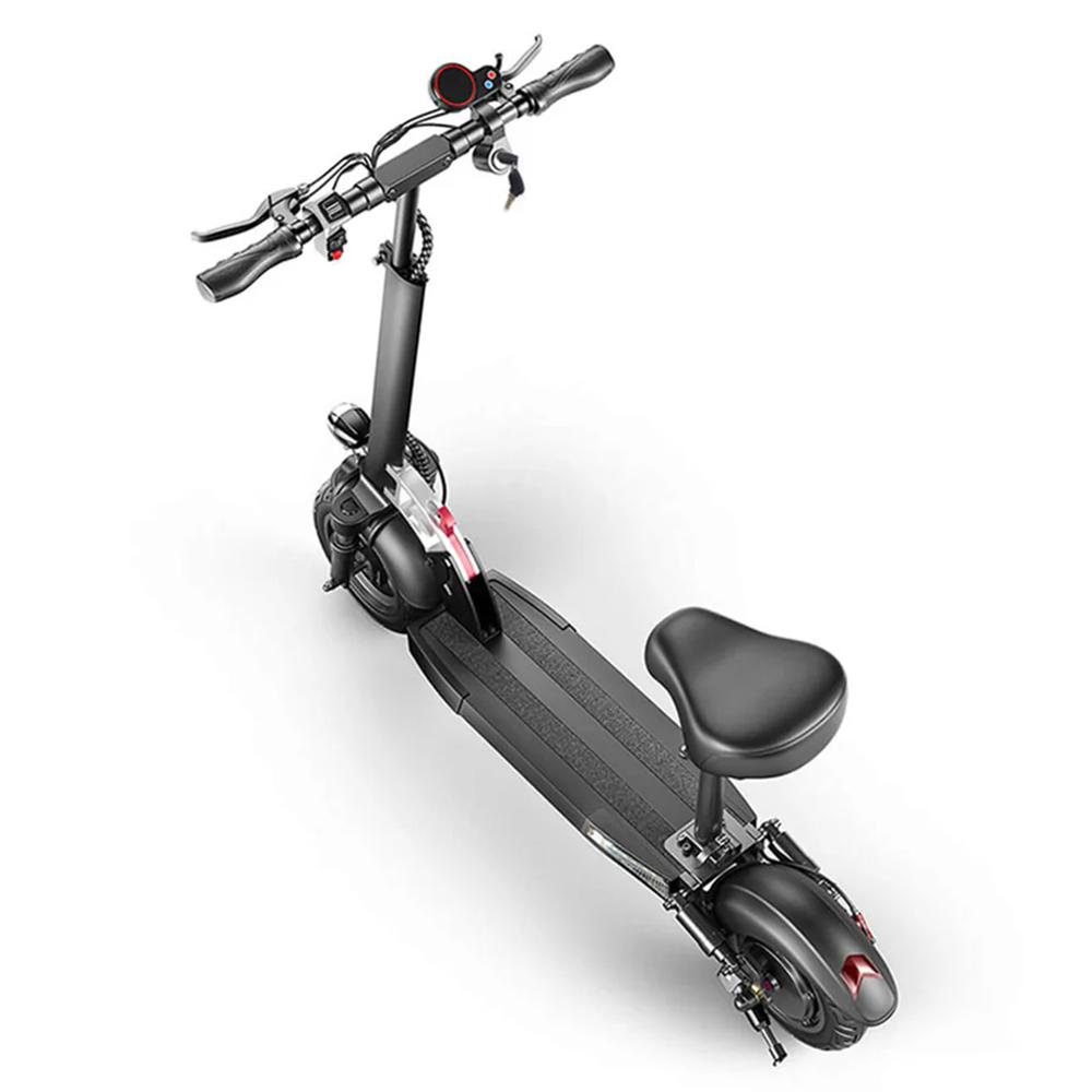 Electric Scooter With Seat EMOKO 10" 800W Motor 48V 15AH Max Range 50Km Top Speed 45Km/h Black HVD-3