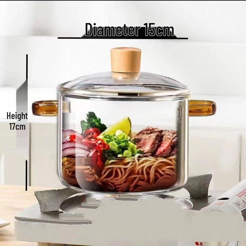 Wutuo Transparent Glass Cooking Pot