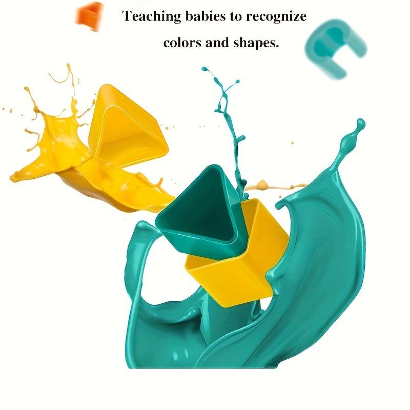 Baby Learning Resources Buchstabenblöcke-Spielzeug, Feinmotorik-Spielzeug, Früherziehung, Farberkennung, Alphabet-Form-Spielzeug für Kleinkinder