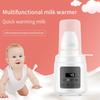 Portable Baby Milk Bottle Warmer Single Bottle Heater for Breast Milk Formula Intelligent Newborns Feeding Bottle Warmer
