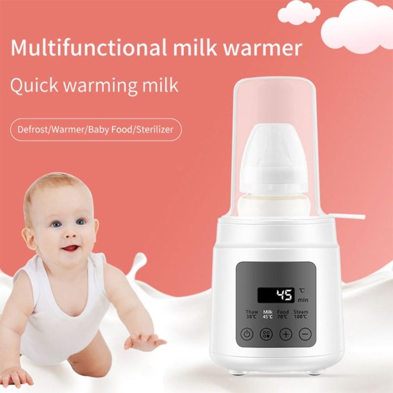 Portable Baby Milk Bottle Warmer Single Bottle Heater for Breast Milk Formula Intelligent Newborns Feeding Bottle Warmer