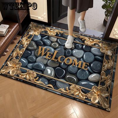 Tappeto 3D Zerbino Tappetino d'Ingresso Tappetino per Porta Tappeto Bagno Soggiorno