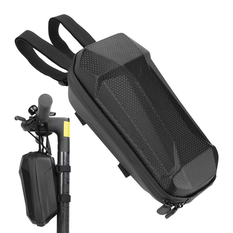 Electric Scooter Bag Waterproof EVA Hard Shell Storage Bag with 2L Capacity Quick Installation Front Frame Bag Hanging Bags