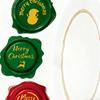 Merry Christmas Envelope Seal Stickers 500 Pieces Holiday Decals Booklet DIY Waterproof Seal Stickers For DIY Craft Lovers