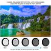 Camera Lens Filter 52mm ND2-ND400 Adjustable Filter for 12/11 Includes Adapter And Protective Cover