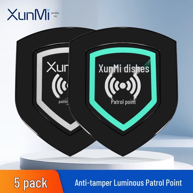 Luminous Anti-Tamper Patrol Checkpoint Tag