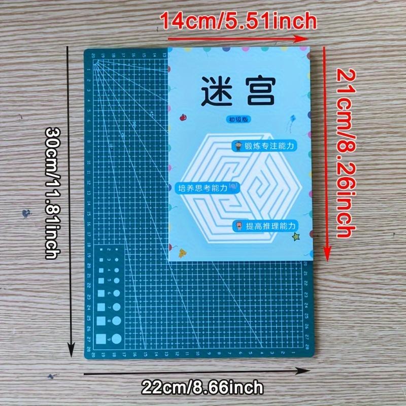 Non-Toxic New Children'S Maze Book Find Differences Concentration Training Intelligence Brain-Moving Maze Game Book Educational Toys Gifts