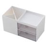 Plastic Double Drawer Jewelry and Cosmetic Organizer