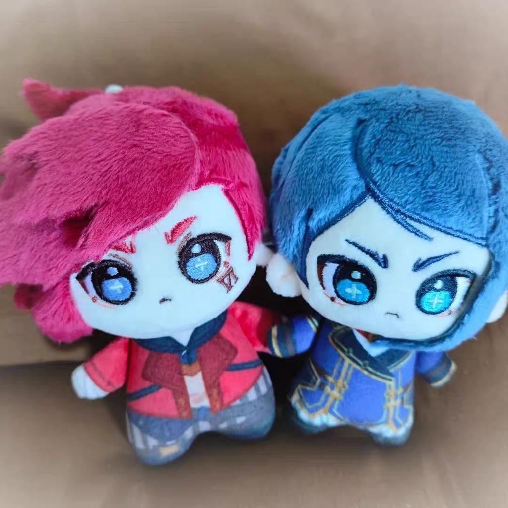 Double City War Caitlyn Wei Anhänger Plüschtier 10cm Charakter Weiche Baumwolle Anime Puppe Peripherie für Anime-Fans Sammlung Geschenke