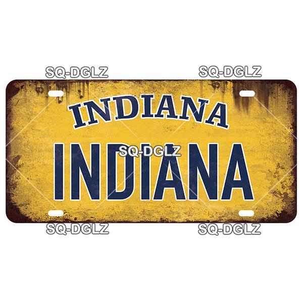 USA EAST City BOSTON MIAMI 15x30CM Plate Sports Tin Sign State Wall Decoration Metal Sign Home Decor Painting Plaques Art Poster