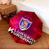 Johor Darul Ta'zim FC  Pattern, Automatic Folding Umbrella, Portable and Foldable Design, 8 Ribs, a Christmas or Birthday Gift.