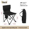 Portable Outdoor Folding Chair with Backrest for Camping and Art Sketching