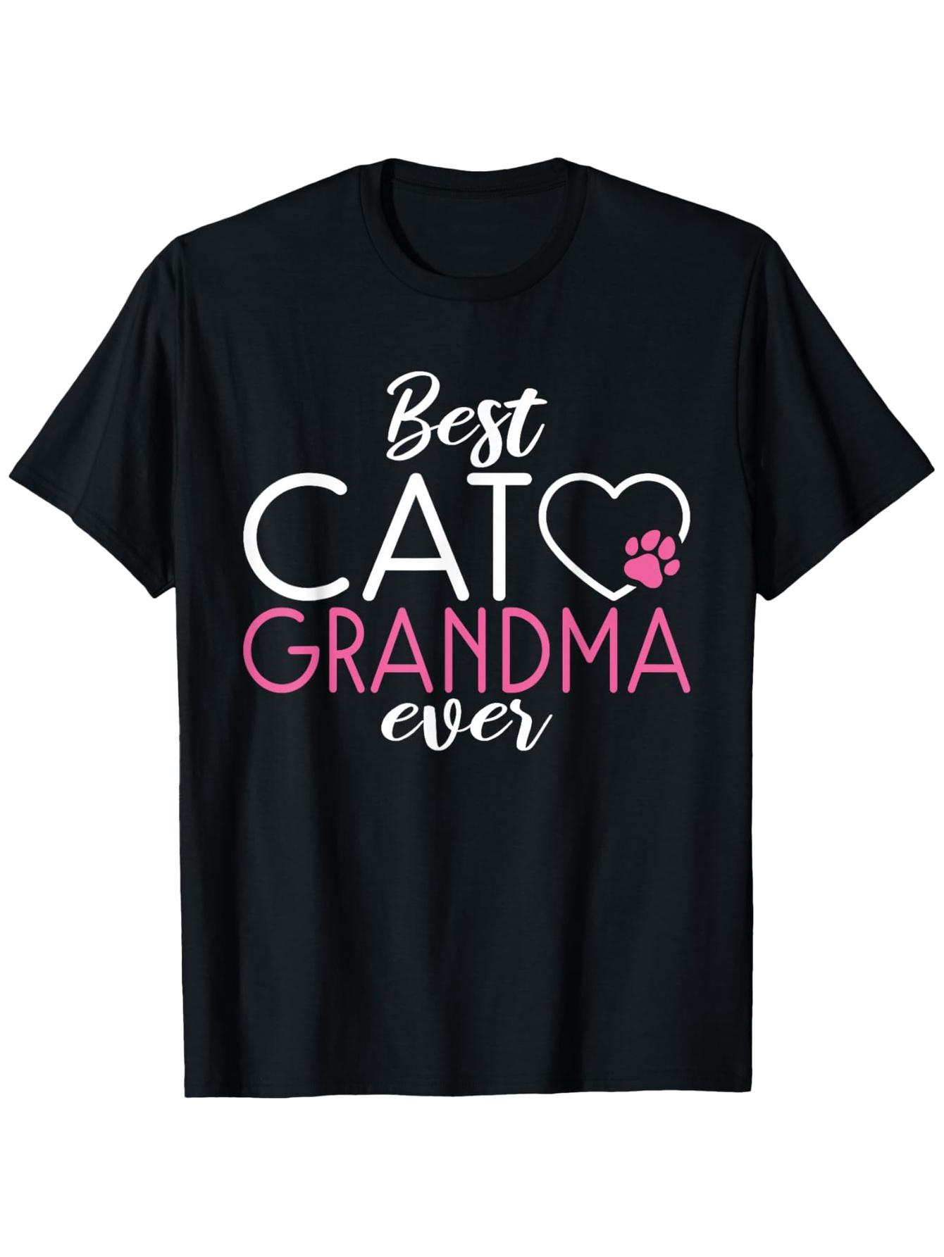 Best Cat Grandma Ever Kitty Cat Lover T-Shirt S разноцветный