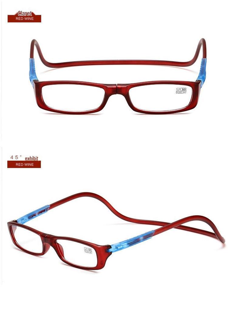 Comfortable Neck-Hanging Magnetic Reading Glasses – Portable, Secure, Unisex Design