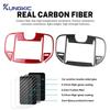 Real Soft Carbon Fiber For Chrysler 300 300C 2011 2012 2013 2014 LHD RHD Car Central Control Screen Panel Sticker Accessories