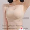 Girl Bunny Ear Seamless Wireless Bra - Large Bust Support, Breathable & Lightweight for Summer
