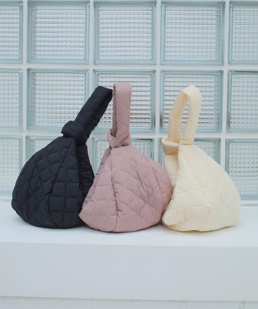 Paul&Alice Quilted Shoulder Bag / Dusty Pink