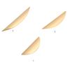1PC Wardrobe Door Pulls Furniture Drawer Knob Handle Pulling Door Crescent Design Brass Handle Cupboard Shoe Cabinet