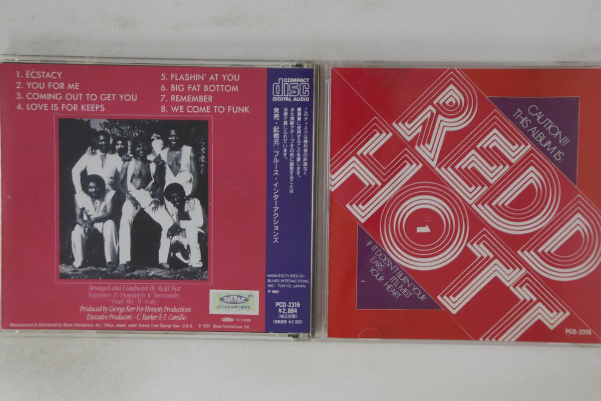 

CD REDD HOTT - Redd Hott #1 PCD2316 P VINE 1991 Япония Соул/Фанк Б/у