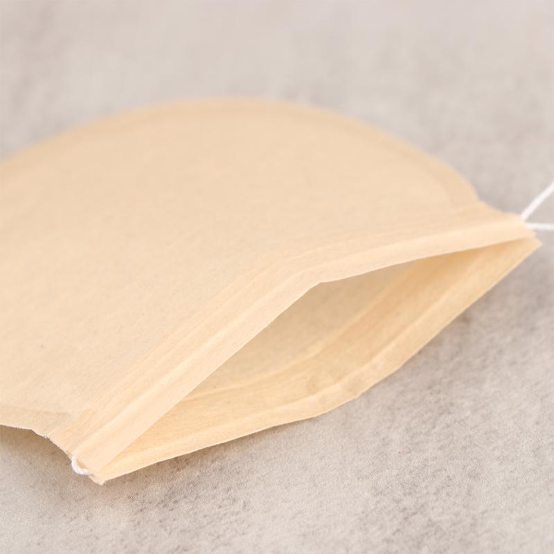 50Pcs Teabags Biodegradable Paper Drawstring Eco-Friendly Filter Tea Drip Bags