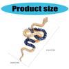 Crystal Snake Brooch Medusa Badge Pin Nonfade Charm Suit Pin For Everyday Use And Festival Formal Event Women Men Unisex