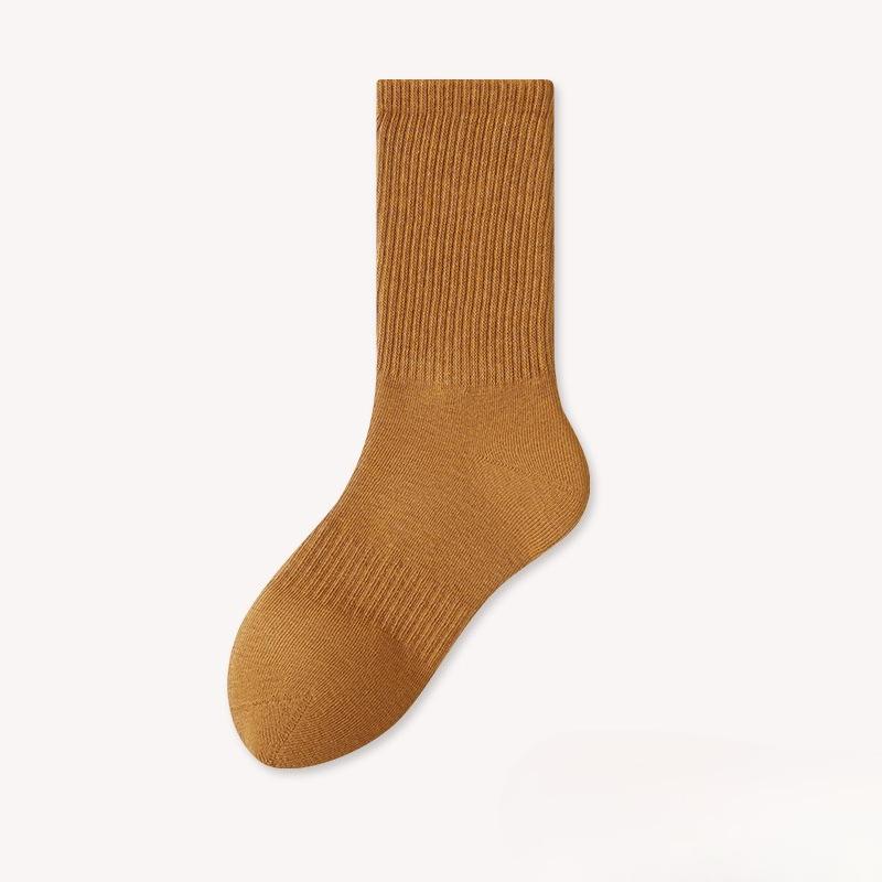 Antibacterial Socks - Men's Pure Cotton, Bone-free Mid-calf Socks, Sweat-absorbent, Breathable, Durable, and Anti-loosening.
