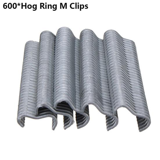 

1Pc Ring Pliers or 600pcs M Clips Anti-slip Handle Metal Hand Tool Hog Ring M Clips
