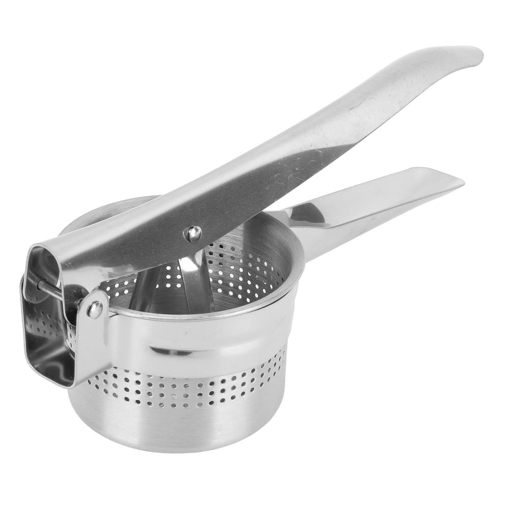 Lemon Squeezer Stainless Steel Long Handle Hand Held Juice Press Juicing Tool for Kitchen Silver